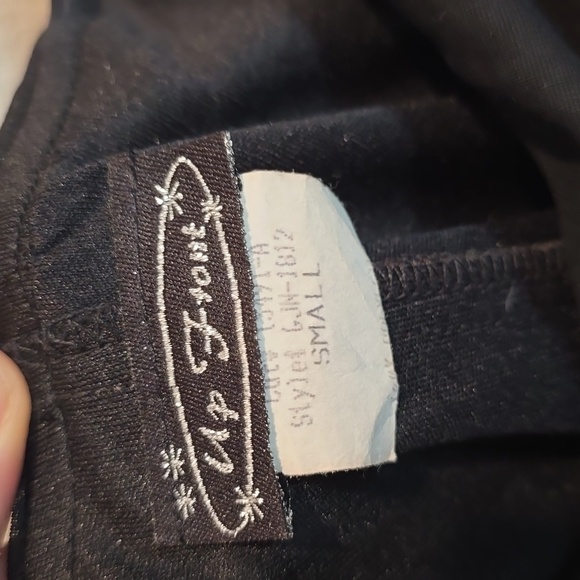 Up Front Black Asymmetrical Ruched Cocktail Dress - Picture 2 of 3